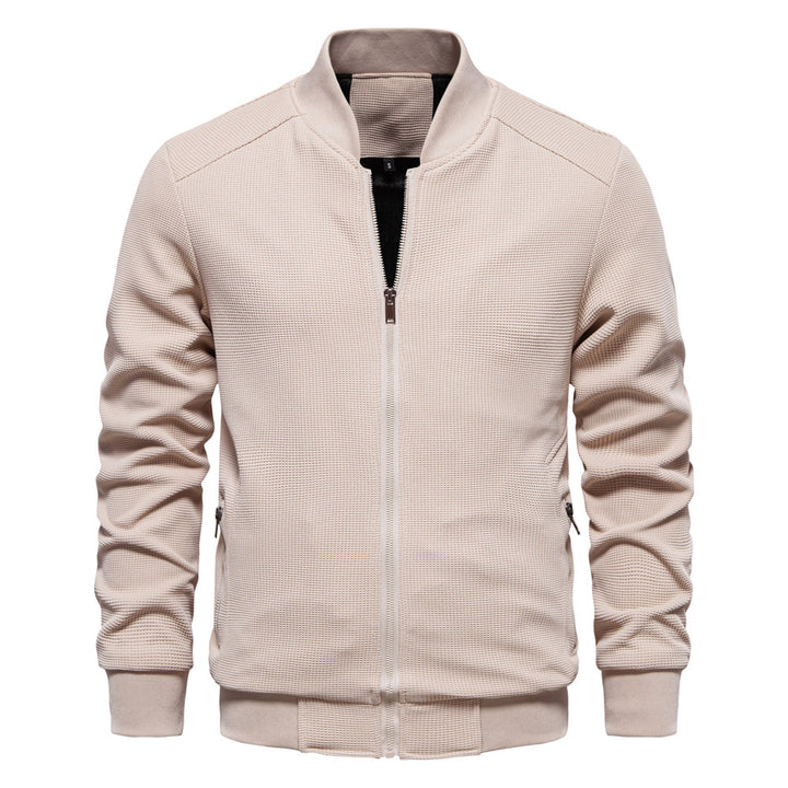 Herren modische Sportjacke mit atmungsaktivem Strukturdesign Echoarchiv