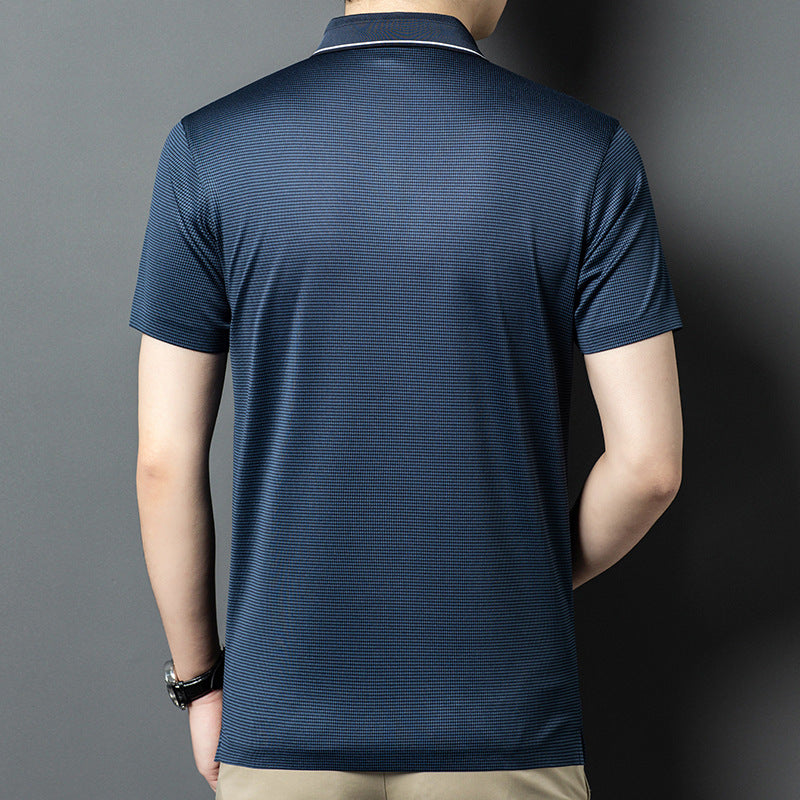 Herren Poloshirt mit strukturiertem Design und atmungsaktiven Eigenschaften Echoarchiv