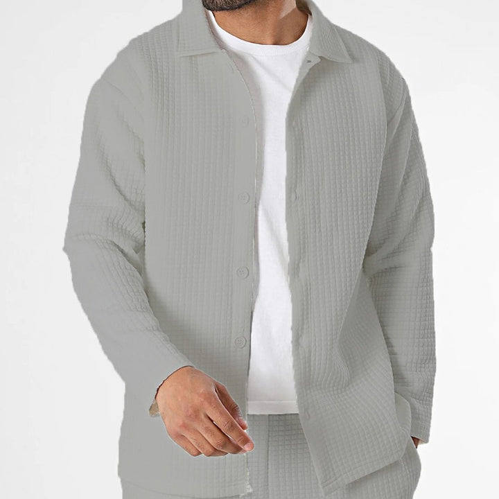 Herren strukturierte Jacke im modernen Design Echoarchiv
