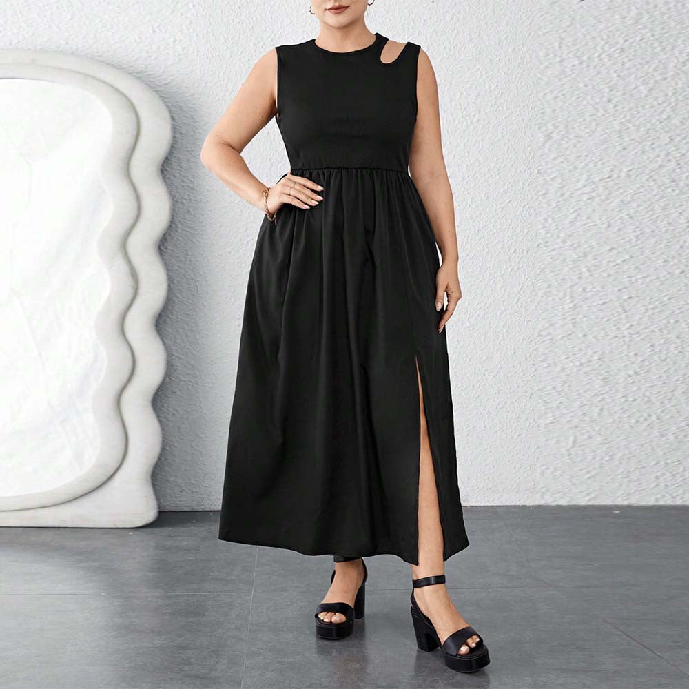 Damen Maxikleid mit seitlichem Schlitz und elegantem Design Echo Archiv