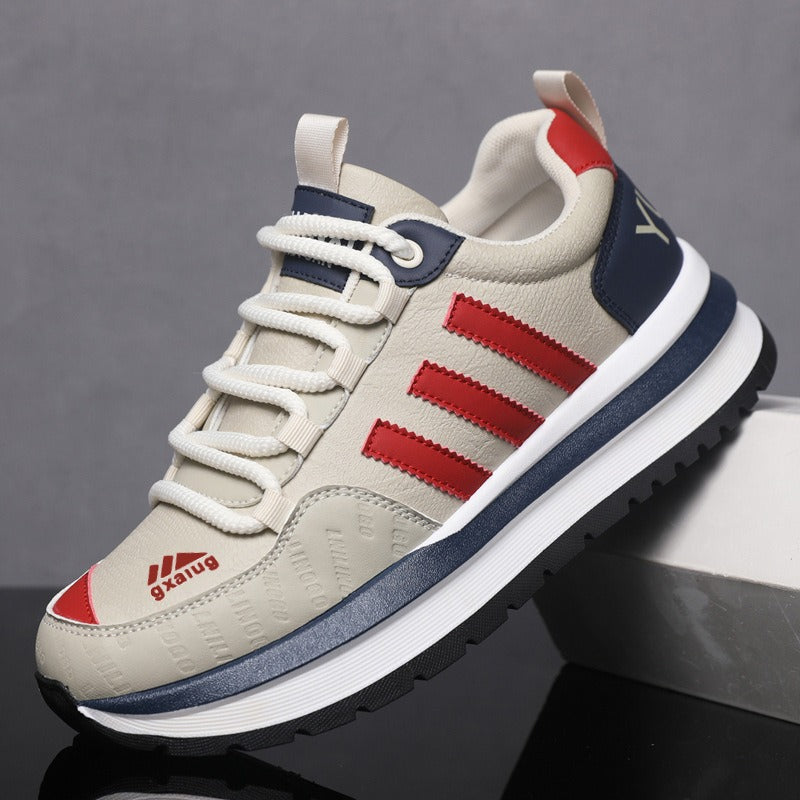 Damen Plateau-Sneaker mit dicker Profilsohle und gepolstertem Kragen Echoarhiv