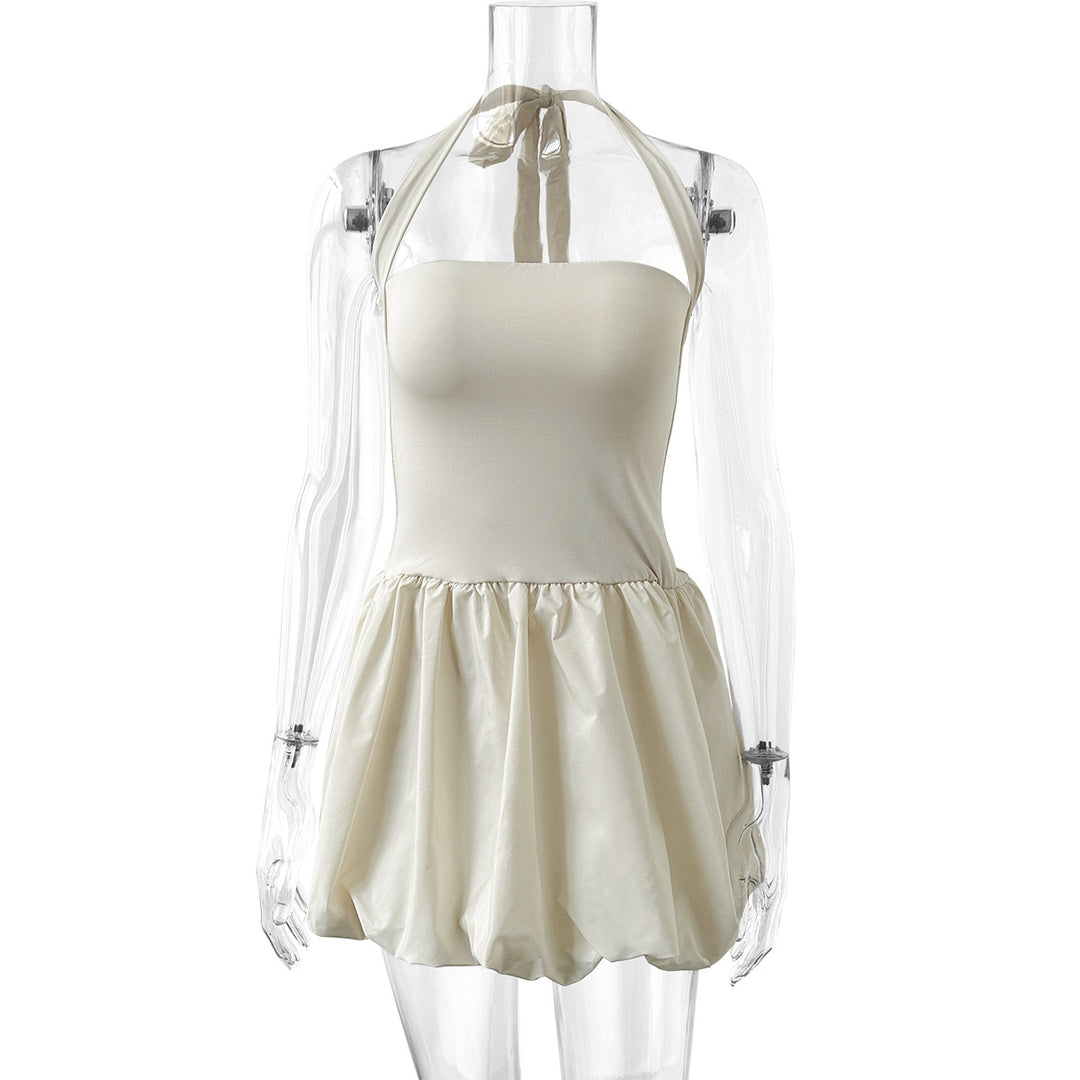 Damen Kleid mit schulterfreiem Design und lässigem Rock Echo Archiv