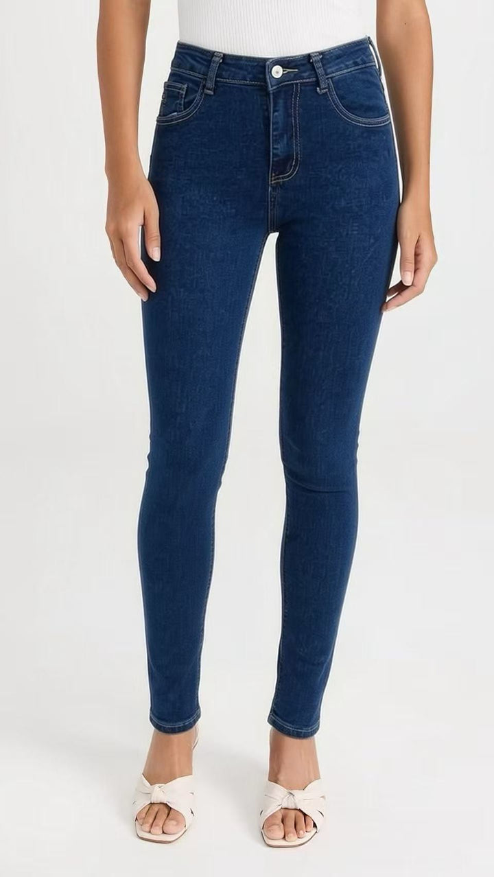 Damen nan hochgeschnittene Skinny-Jeans mit figurformendem Stretch und knöchellanger Passform Echo Archiv
