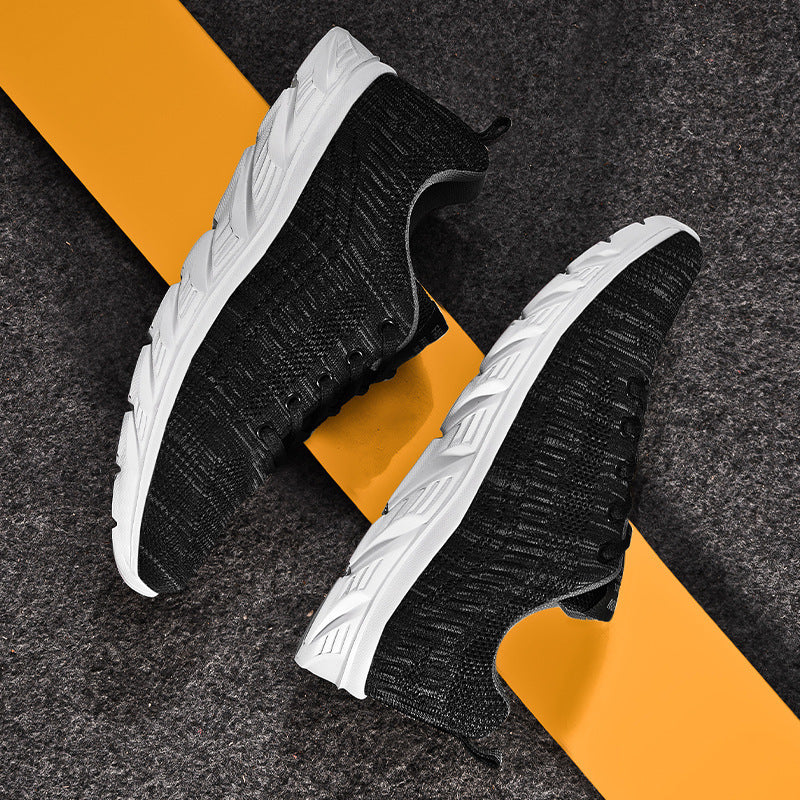 Unisex atmungsaktive leichte Strick-Sneaker mit dämpfender EVA-Sohle – Norré