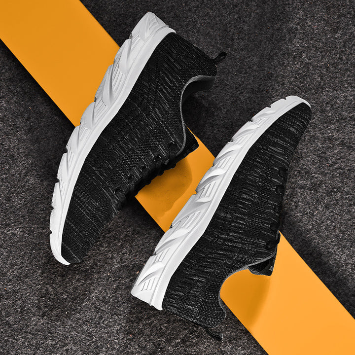 Unisex atmungsaktive leichte Strick-Sneaker mit dämpfender EVA-Sohle – Norré