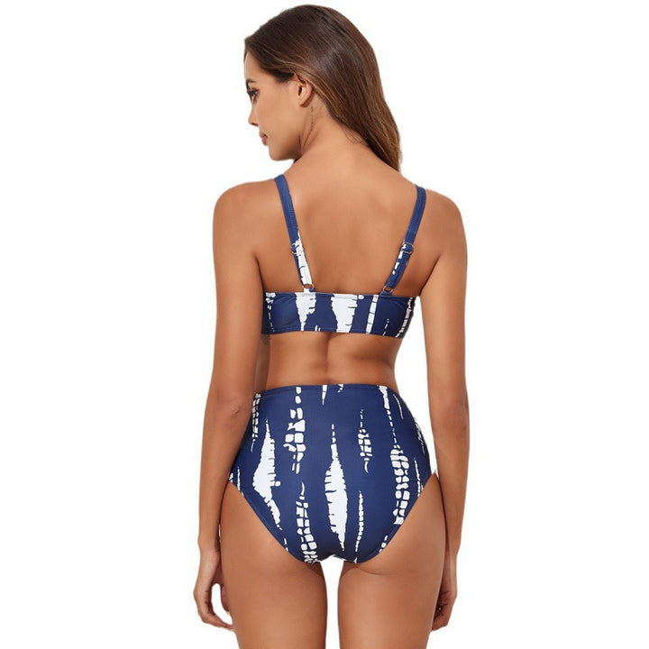 Damen Bikini-Set mit hoch geschnittenem Slip und transparentem Überrock Echo Archiv