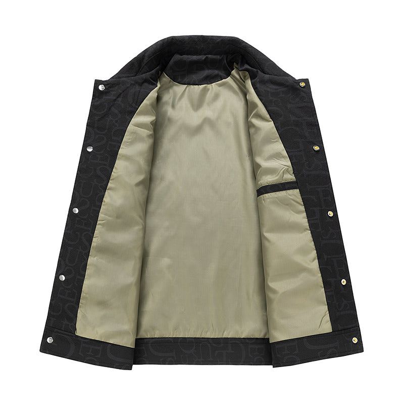 Herren Geprägte Overshirtjacke – Taviero