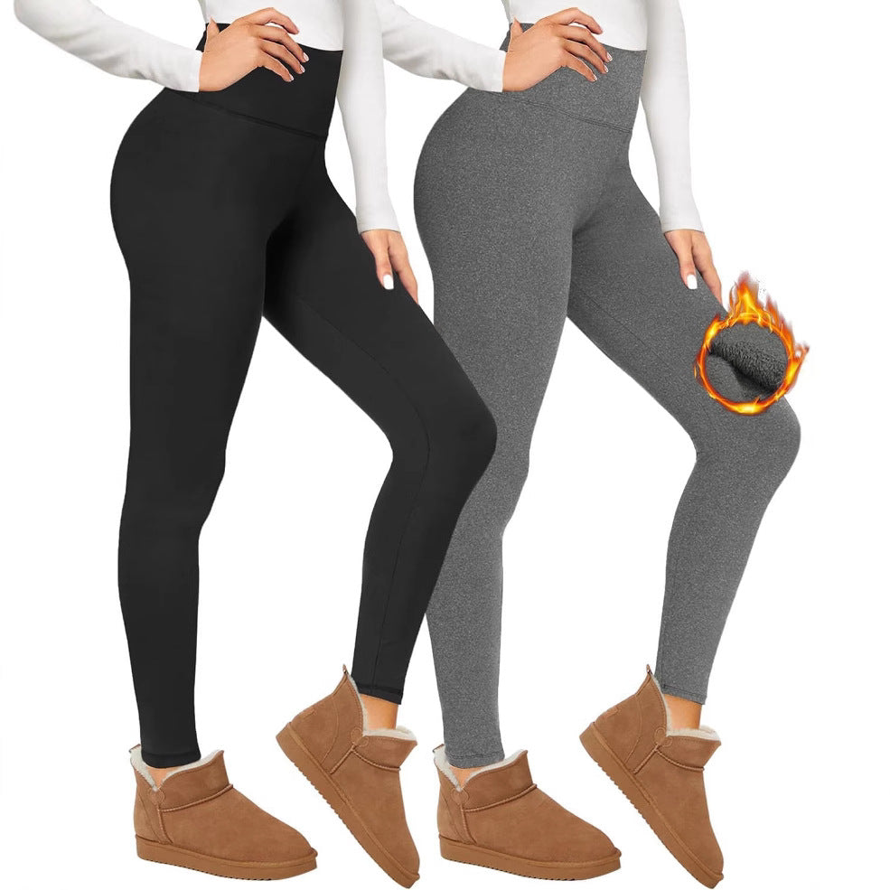Damen Fleecegefütterte Thermoleggings mit hohem Bund und figurformendem Stretch Echo Archiv
