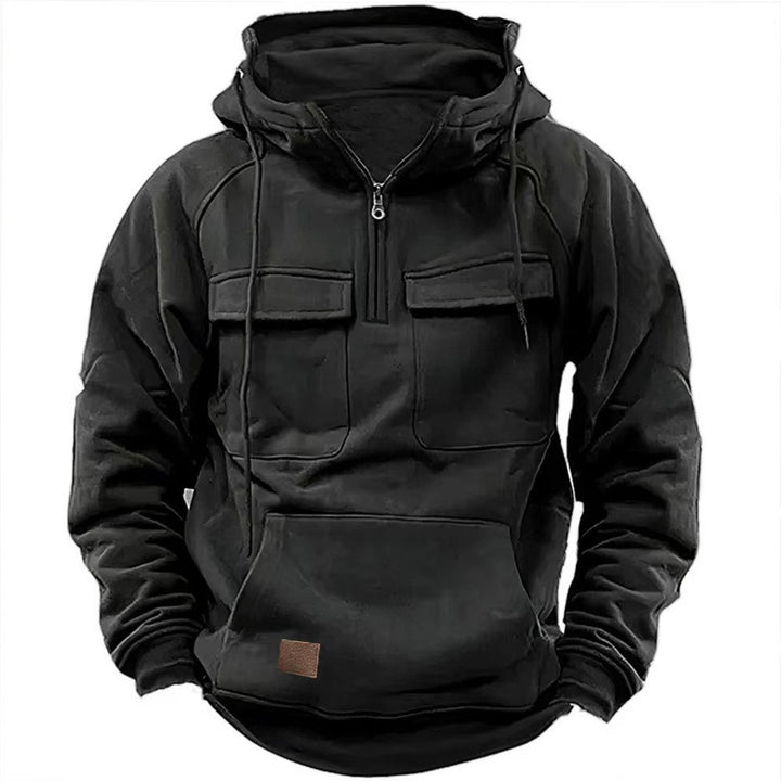 Herren funktionale Kapuzenpullover mit praktischen Taschen Echoarchiv