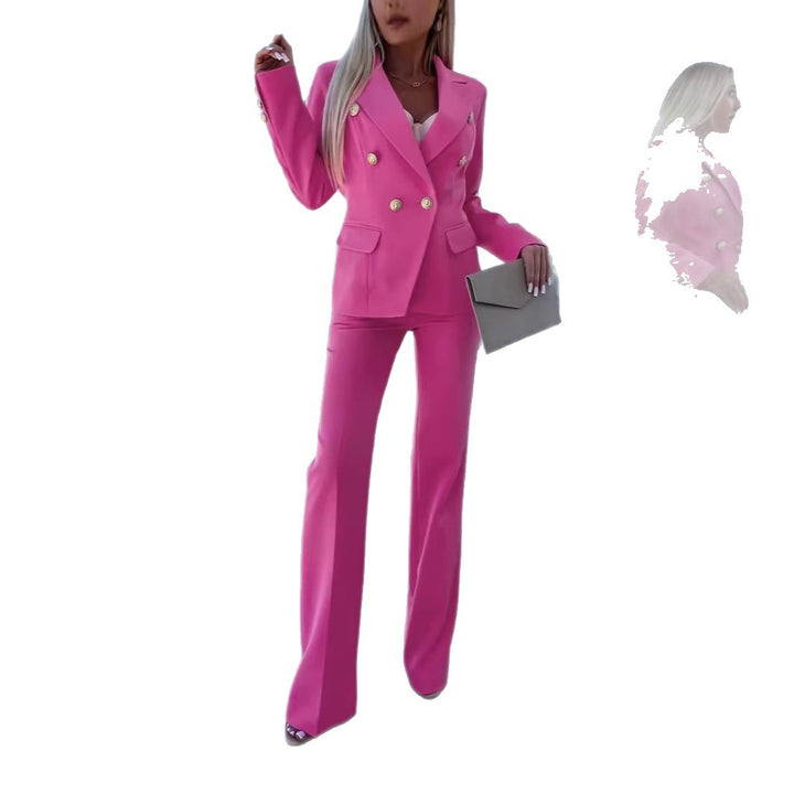 Damen Elegantes Blazer-Set mit weiter Hose Echo Archiv