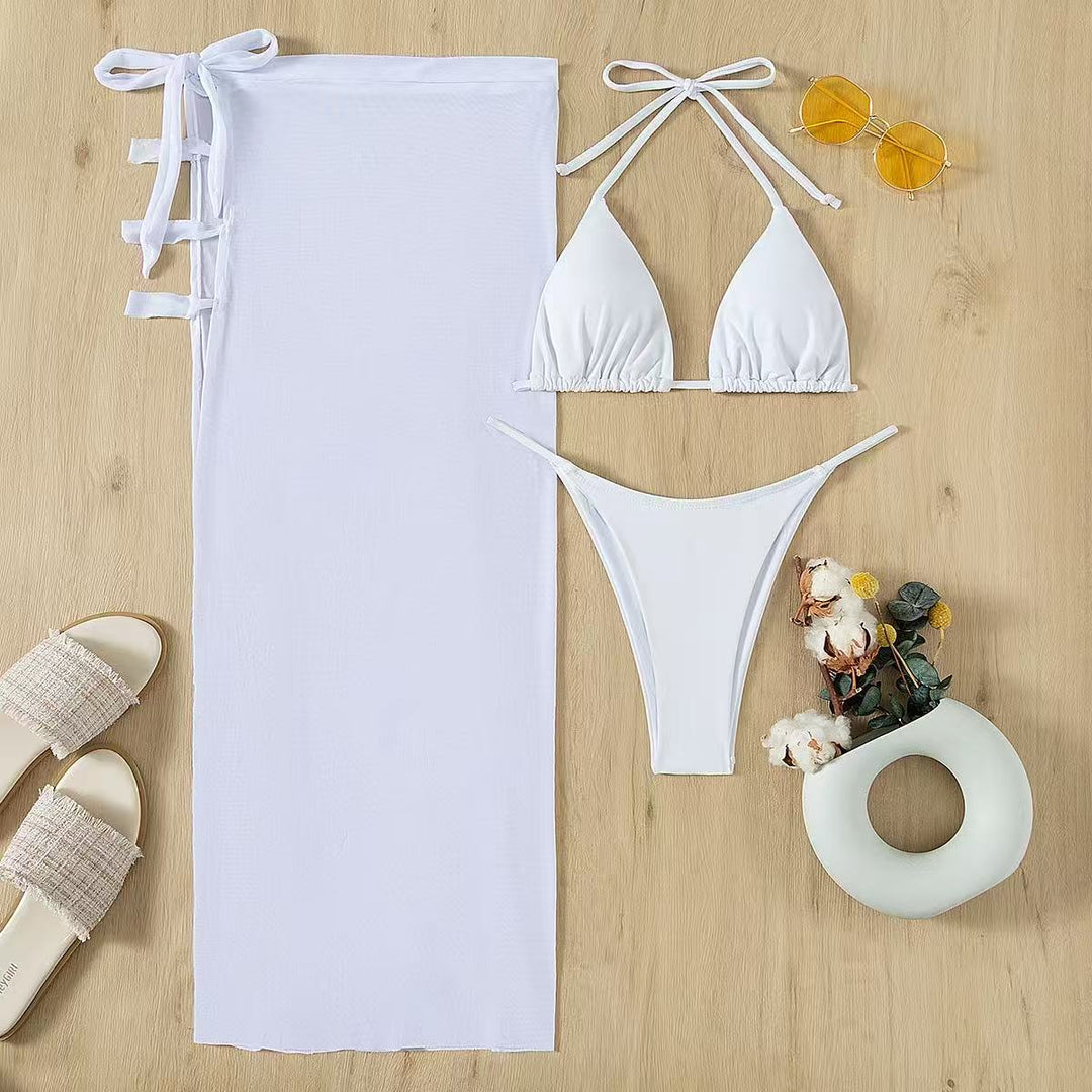 Damen Triangel-Bikini-Set mit eleganter Wickeloptik Echo Archiv