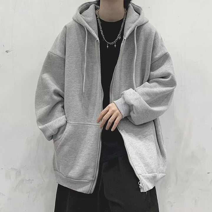 Damen Bequeme Oversized Kapuzenjacke Echoarchiv