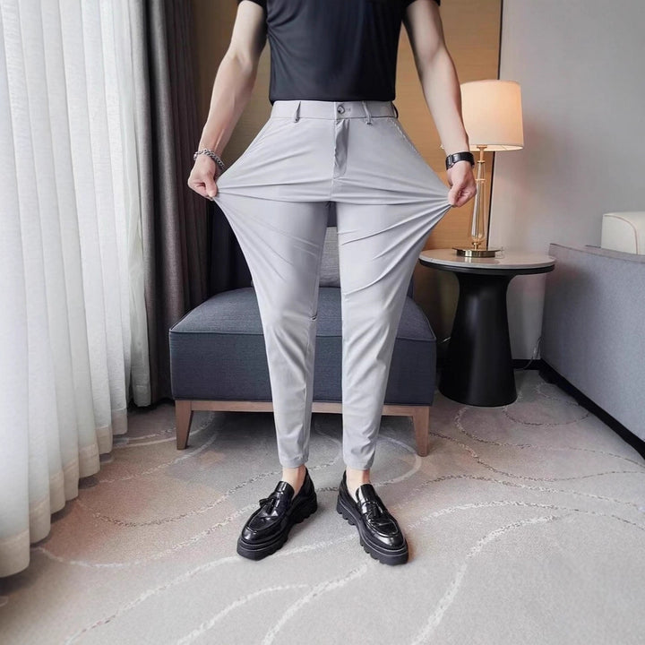 Herren Elegante Slim-Fit Hose Echoarchiv