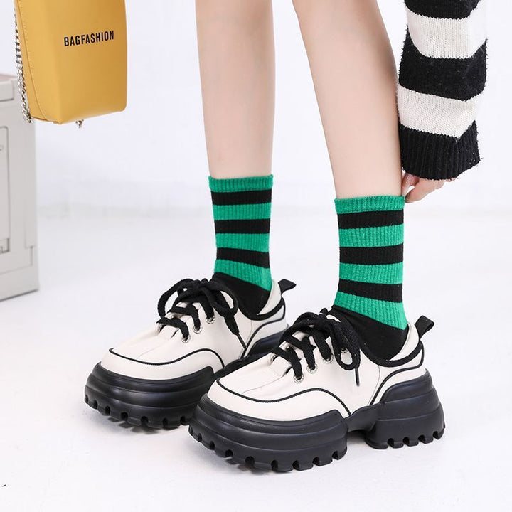 Damen Sportliche Chunky Sneakers mit strapazierfähigem Obermaterial und rutschfester Sohle Echo Archiv