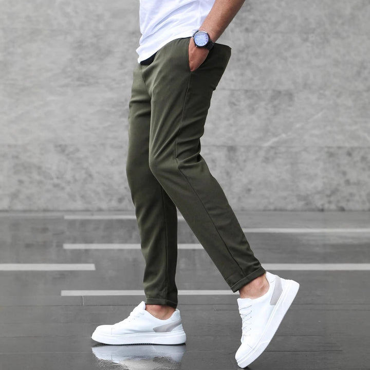 Herren elegante Chino-Hosen Echoarchiv