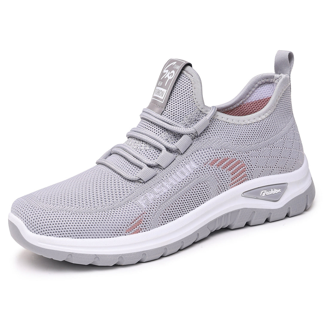 Damen nan Slip-On Lauf- und Alltagsschuh aus nahtlosem Strick mit ergonomischer Stoßdämpfung Echo Archiv