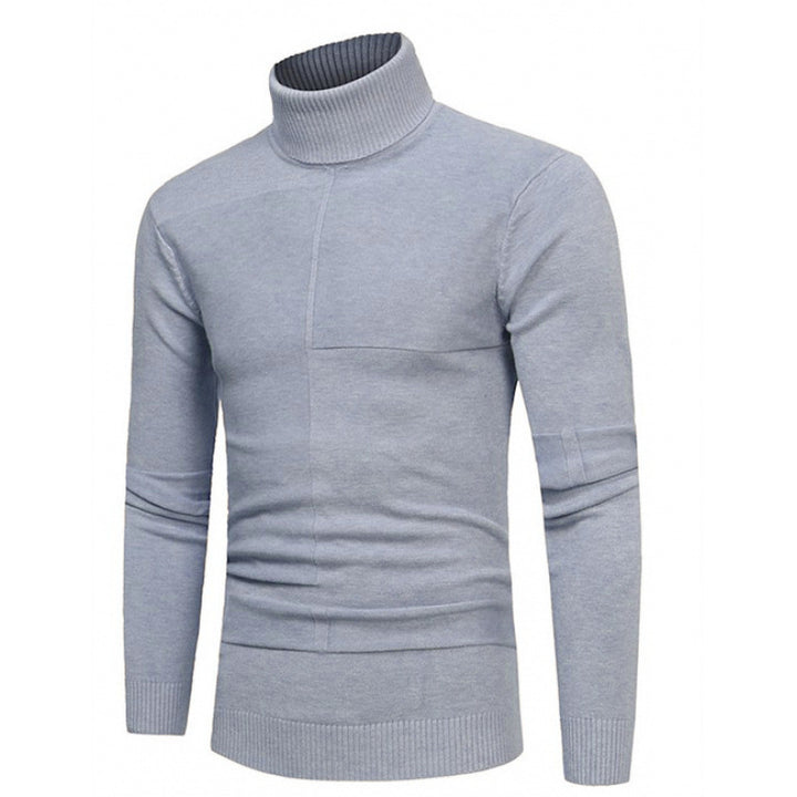 Herren Rollkragenpullover mit strukturierten Akzenten Echoarchiv