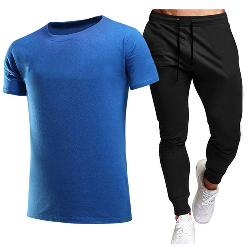 Herren Freizeit T-Shirt und Jogginghose Set Echoarchiv