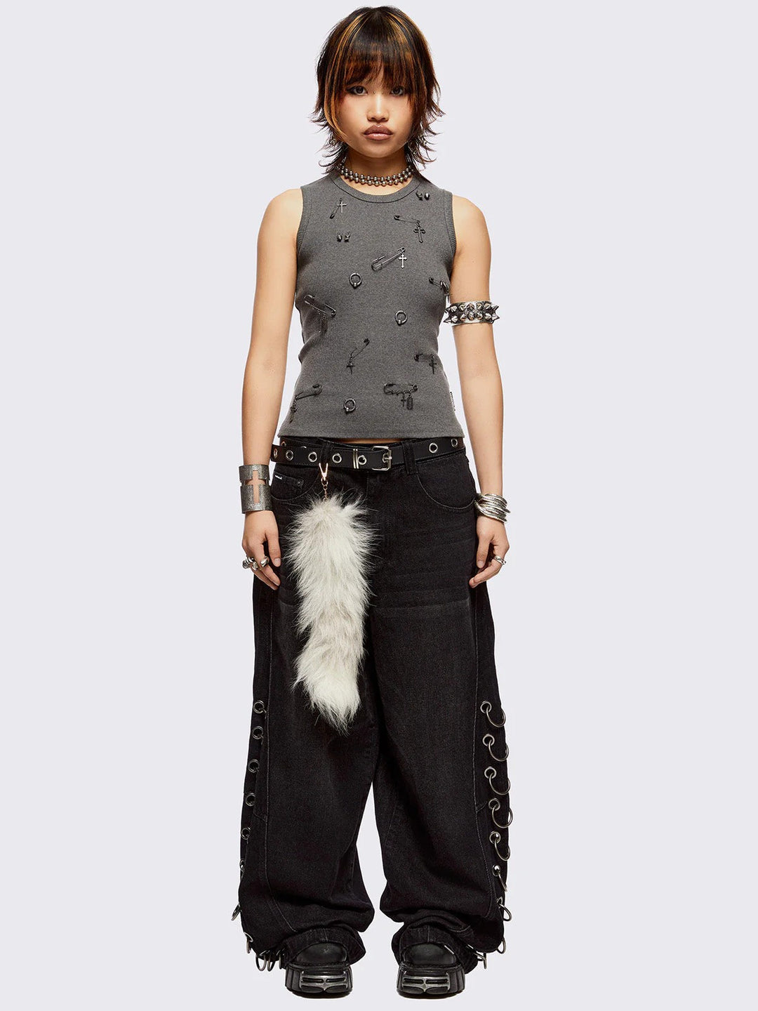 Damen figurbetontes T-Shirt mit hochwertigem Detail Echo Archiv