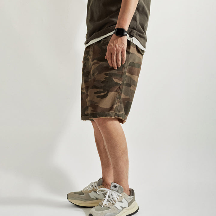 Herren Cargo-Shorts mit funktionalen Taschen und strapazierfähigem Material Echoarchiv