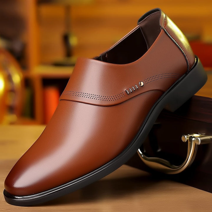 Herren Elegante und Bequeme Lederslipper Echoarchiv