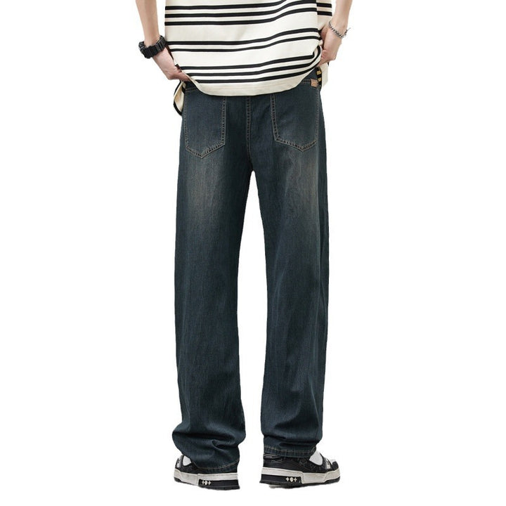 Herren Bequeme Weitgeschnittene Jeans Echoarchiv