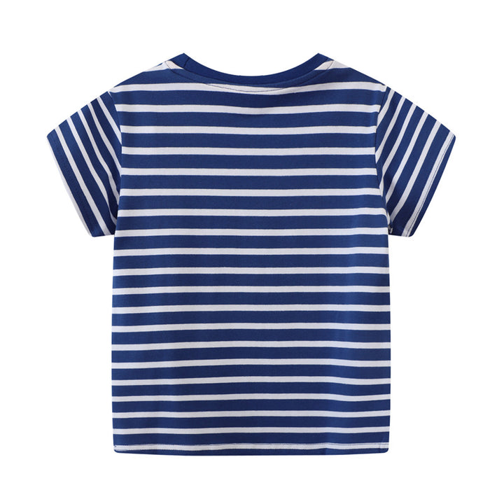 Jungen T-Shirt mit tierischem Motiv und verspieltem Fahrzeugdesign Echo Archiv
