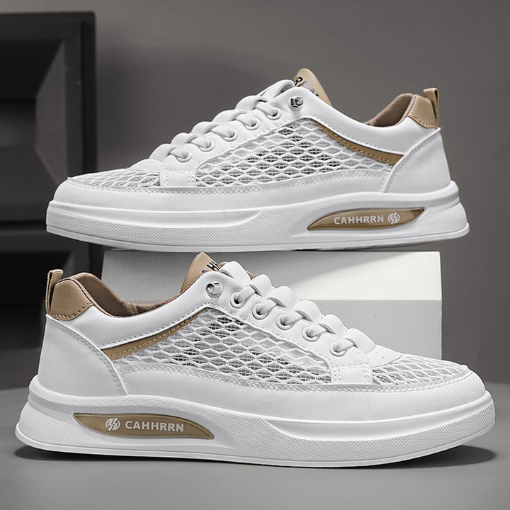 Unisex atmungsaktive Mesh-Plateau-Sneaker mit leichter Dämpfung und gepolstertem Komfortfußbett – Norré