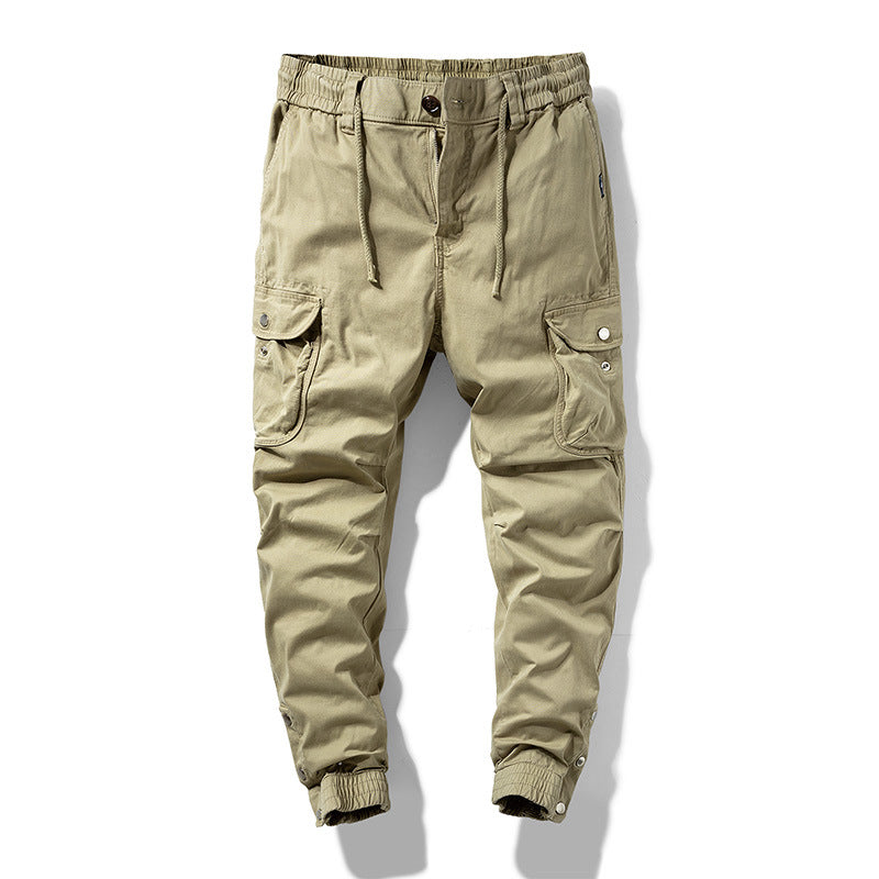 Herren Cargo-Joggerhose im Utility-Look mit elastischem Bund, Mehrfach-Taschen und gerippten Beinabschlüssen Echo Archiv