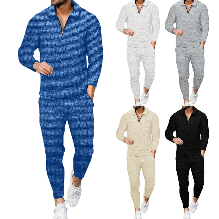 Herren modisches Freizeit-Set mit lässigem Reißverschluss und ergonomischer Passform Echoarchiv
