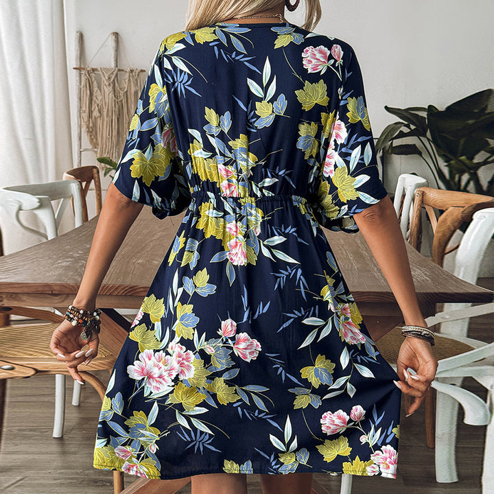 Damen Strandtunika mit floralen Details und raffiniertem Schnitt Echo Archiv