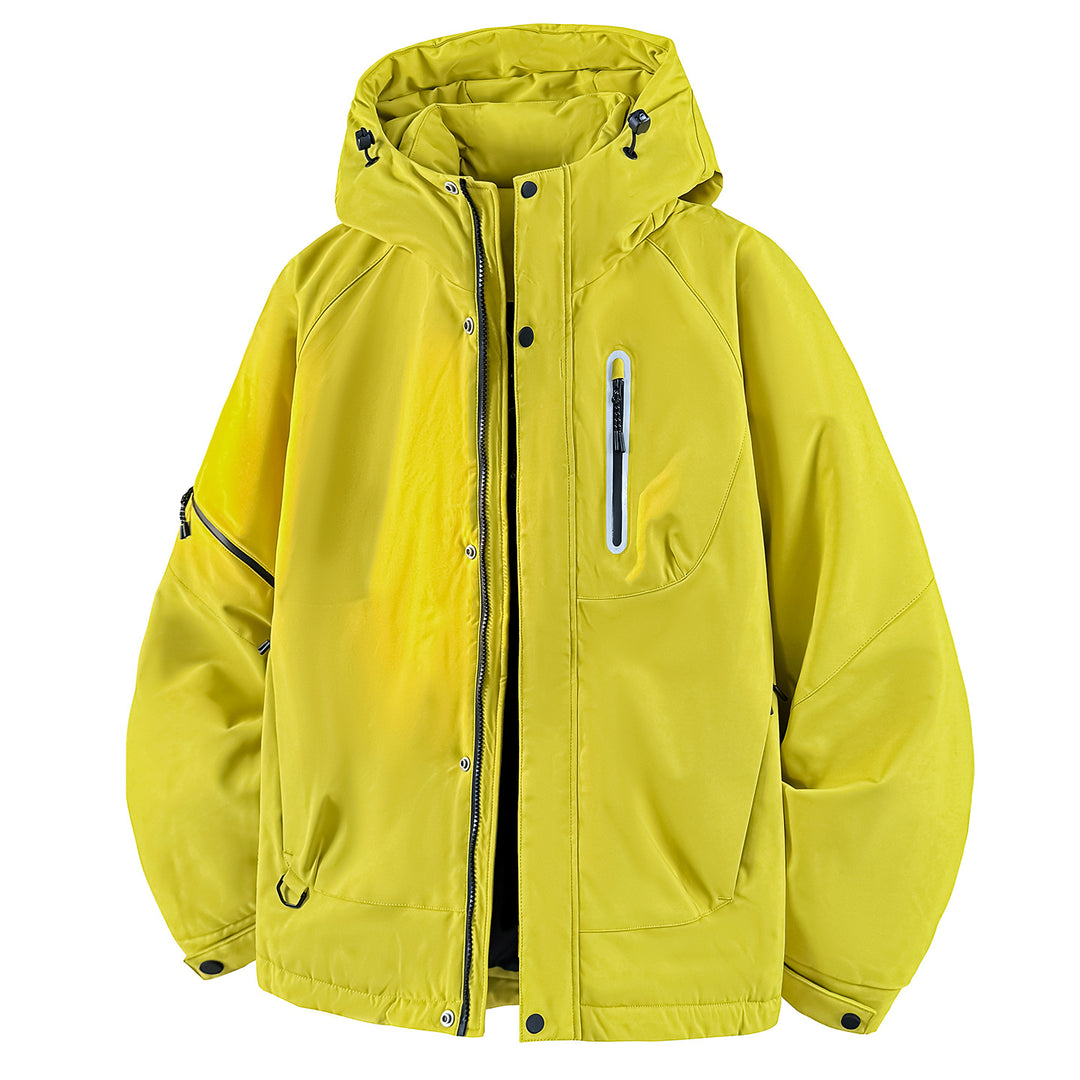 Herren Fleecegefütterte Outdoorjacke Echoarchiv