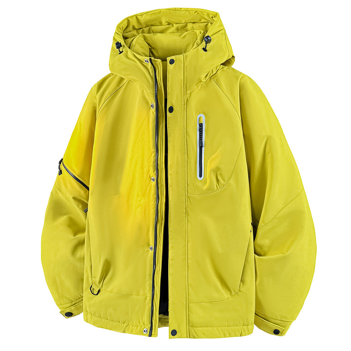 Herren Fleecegefütterte Outdoorjacke Echoarchiv