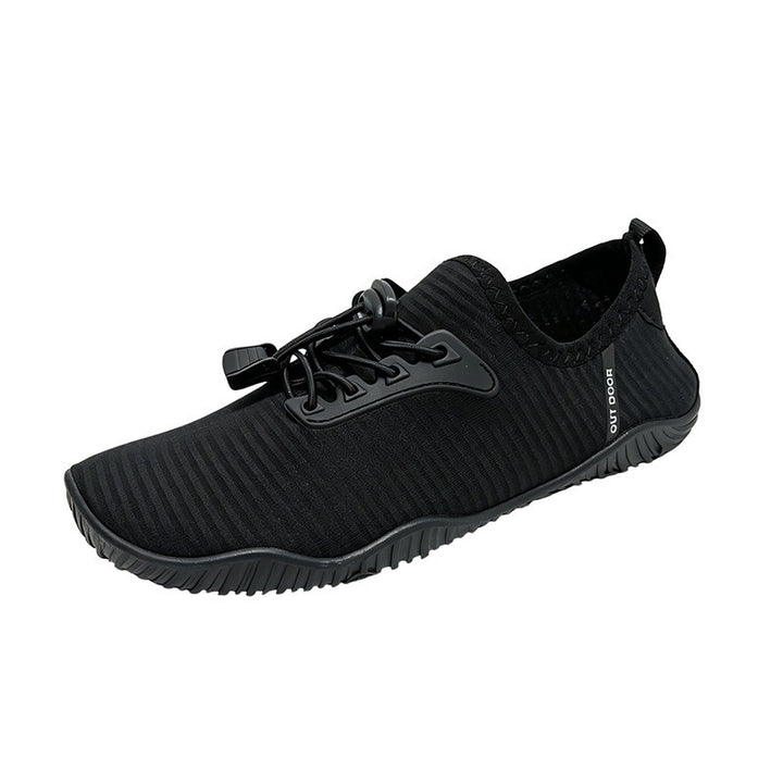 Damen Atmungsaktive Strick-Freizeitschuhe mit rutschfester Flexsohle und Schnell-Lacing Echoarchiv