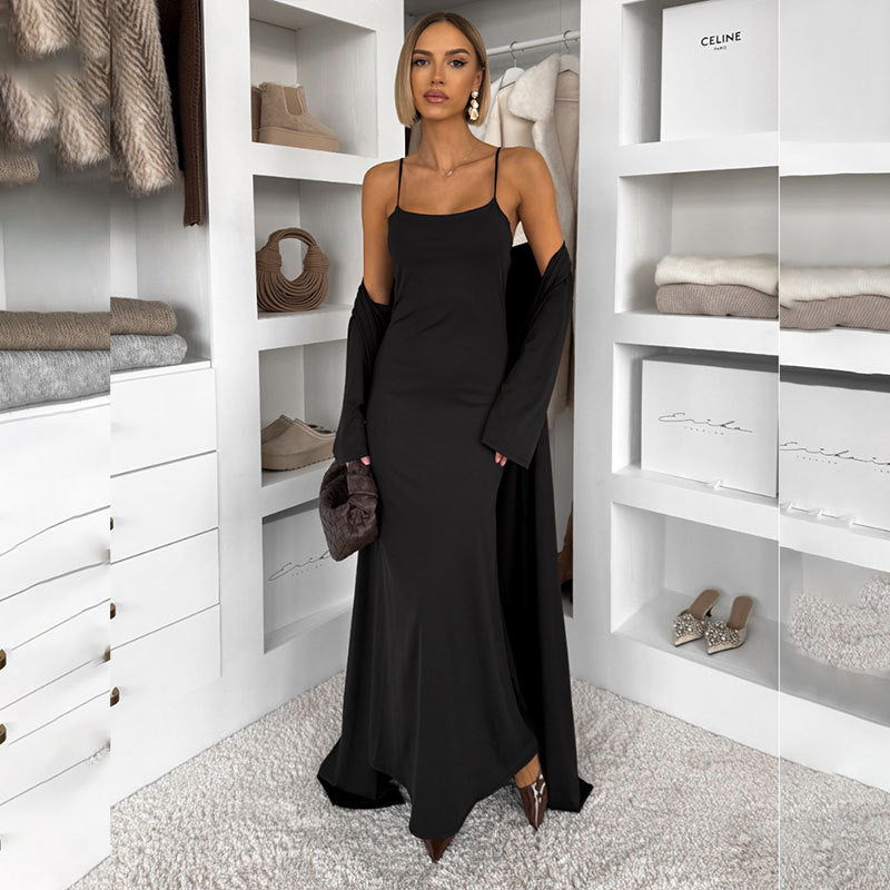 Damen Langes Maxikleid mit umschmeichelndem Schnitt Echo Archiv