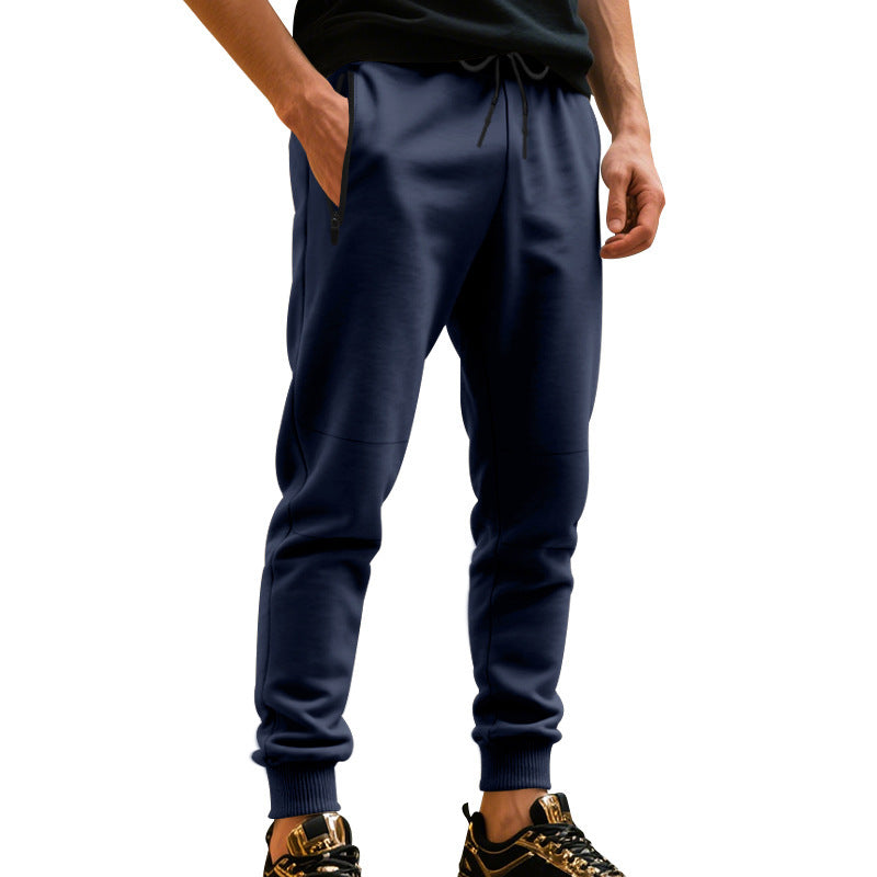 Herren Bequeme Jogginghose aus leichtem Fleece mit elastischem Bund und praktischen Taschen Echoarchiv