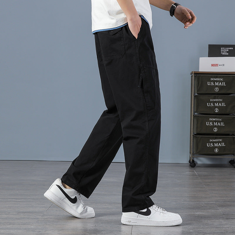 Herren Weite Utility-Cargohose mit geradem Bein, Mehrfachtaschen & lockerer Passform Echo Archiv