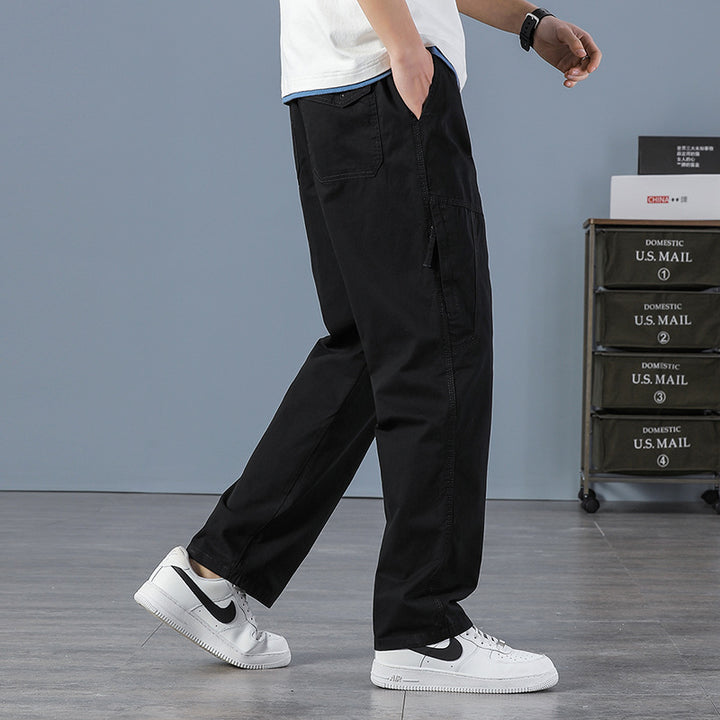Herren Weite Utility-Cargohose mit geradem Bein, Mehrfachtaschen & lockerer Passform Echo Archiv