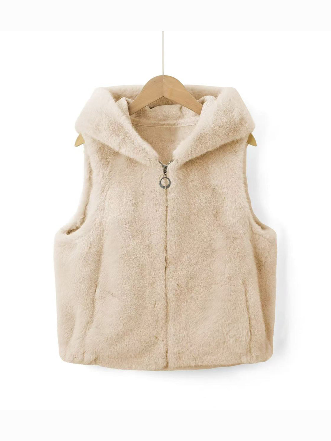Damen Fleece-Weste mit Kapuze Echo Archiv