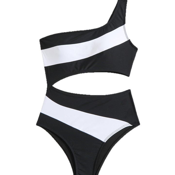 Damen Einseitiger Badeanzug mit modischem Cut-Out Design Echo Archiv