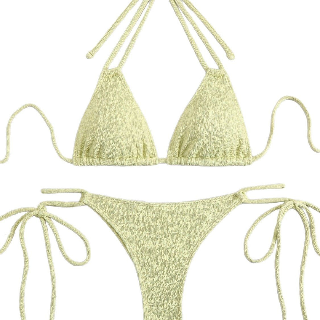Damen Bikini-Set mit verspielt gebundenen Trägern Echo Archiv