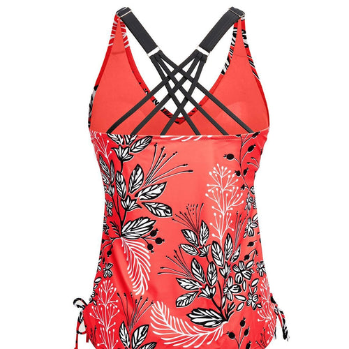 Damen Sportliches Tankini-Oberteil Echo Archiv