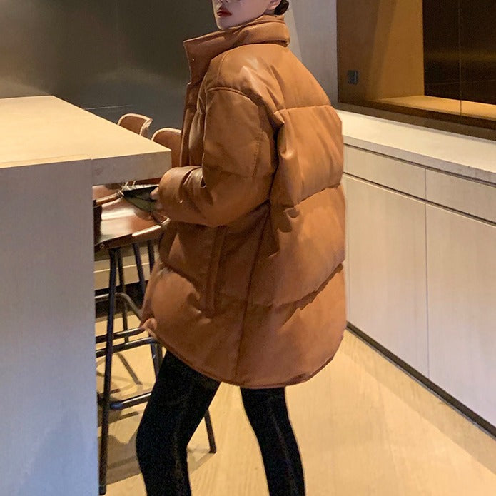 Damen Modische Oversized Daunenjacke Echoarchiv