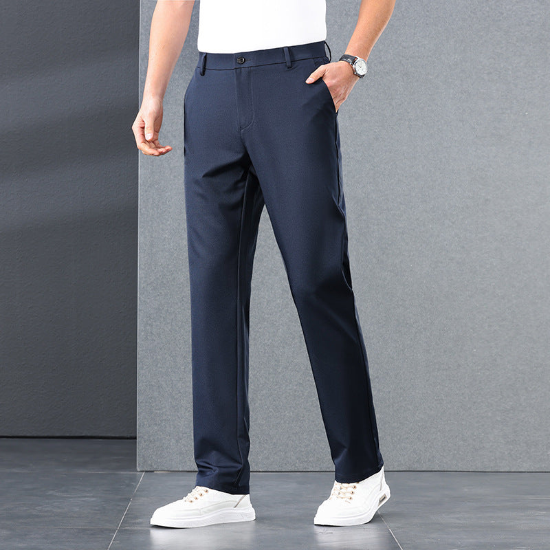 Herren elegante Business-Hose mit perfektem Sitz und komfortablem Gummizug Echoarchiv