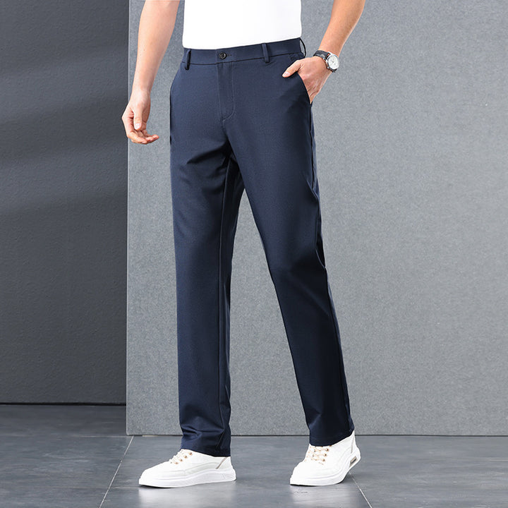 Herren elegante Business-Hose mit perfektem Sitz und komfortablem Gummizug Echoarchiv