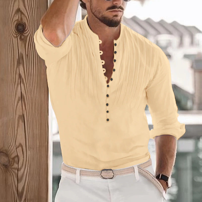 Herren modische Baumwollbluse Echoarchiv