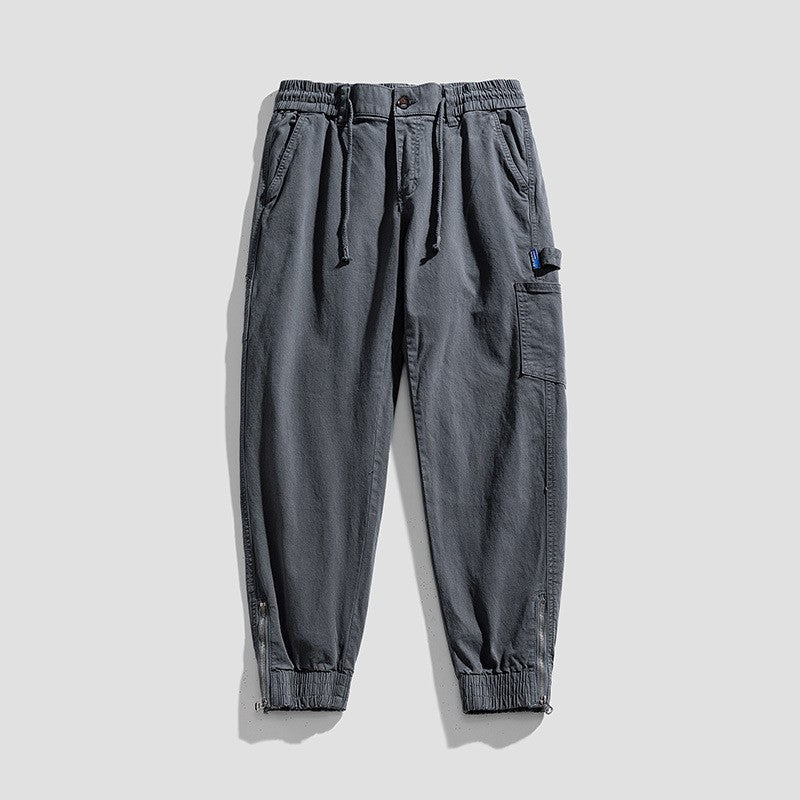 Herren Cargo-Jogginghose im Utility-Look mit elastischem Tunnelzugbund und verstärkten Pattentaschen Echo Archiv