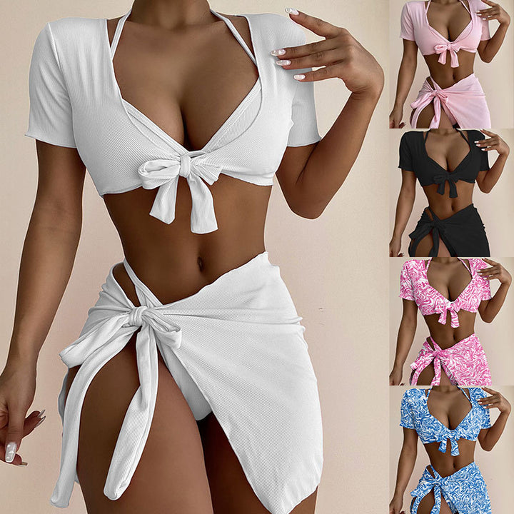 Damen Bikini-Set mit oberteil und Rock Echo Archiv