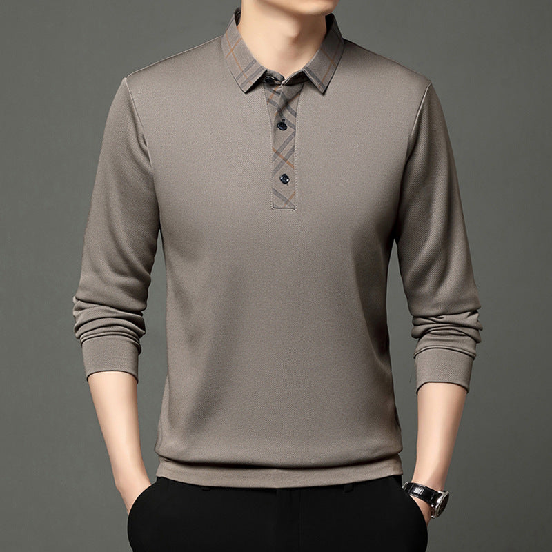 Herren funktionales Poloshirt mit strukturiertem Kragen Echoarchiv