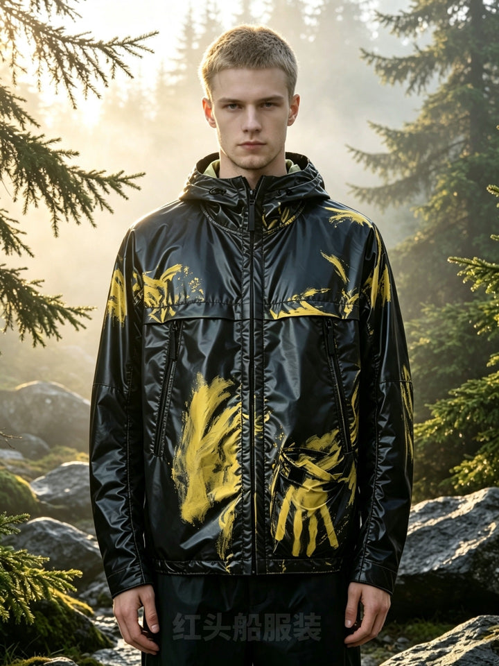 Herren Wasserdichte Outdoorjacke